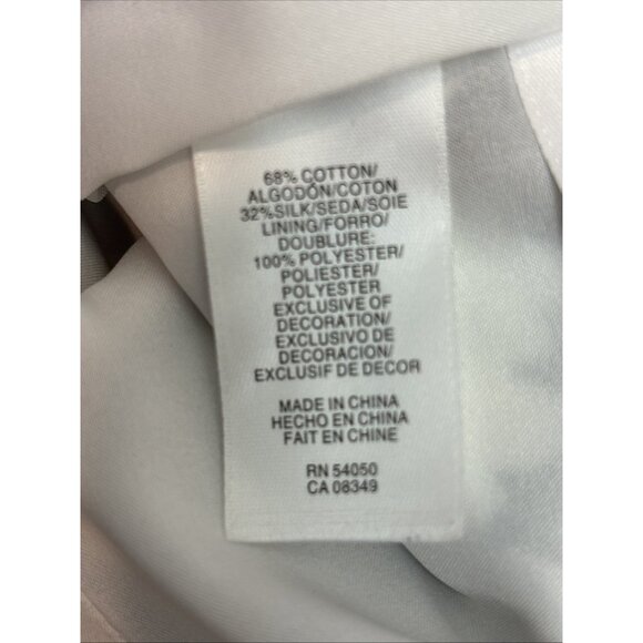 NWT Jones New York Collection Dress Size 10 Sleeveless Black White Silk Blend - Picture 7 of 9